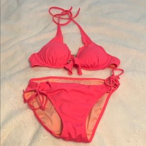 Victoria Secret pink two piece bikini